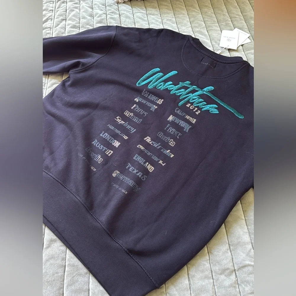 Anine Bing Black Panther Graphic Crewneck Sweater - Picture 2 of 3